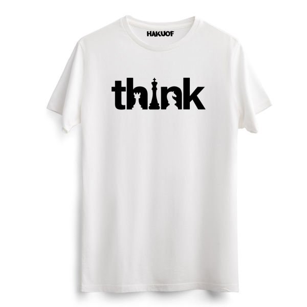 Satranç Baskılı Pamuklu Tişört