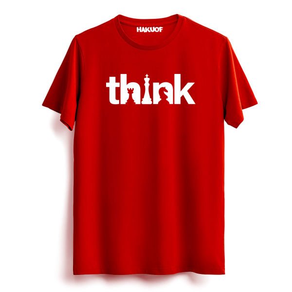 Satranç Baskılı Pamuklu Tişört