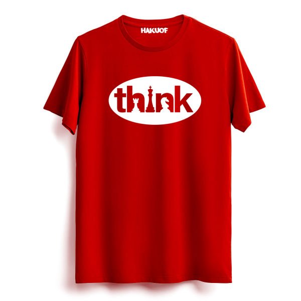 Satranç Baskılı Pamuklu Tişört