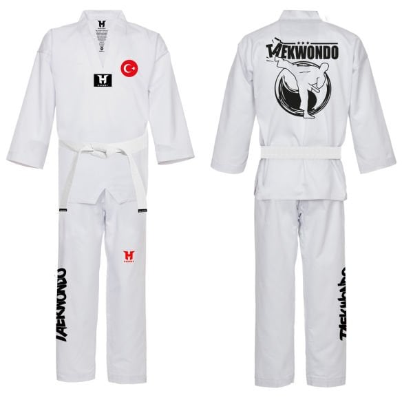 BASKILI DOBOK TAEKWONDO ELBİSESİ