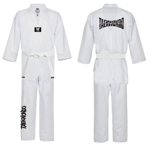 BASKILI TAEKWONDO ELBİSESİ